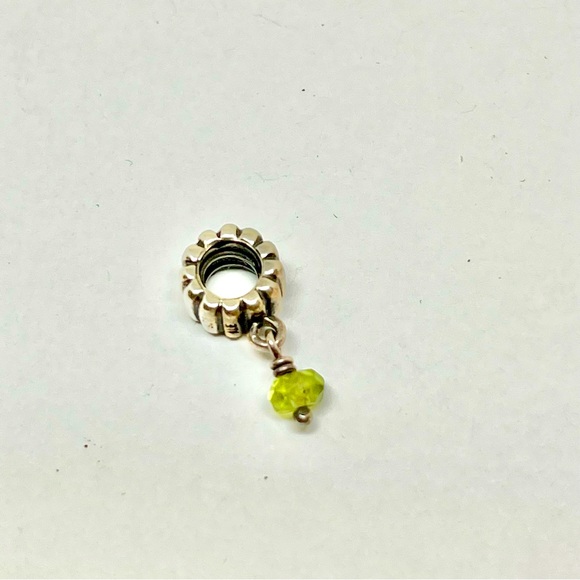 Retired Authentic Pandora August Birthstone dangle charm - Picture 1 of 10